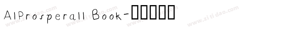AIProsperaII Book字体转换